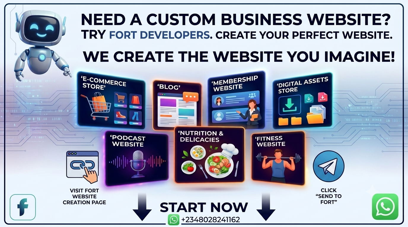 Custom Website Advert